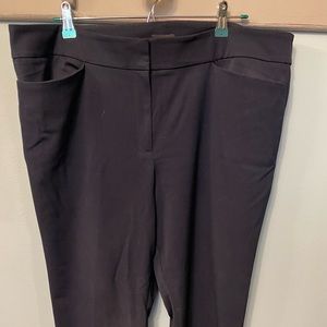 Navy Blue Ann Taylor Pants. Straight leg with pockets.